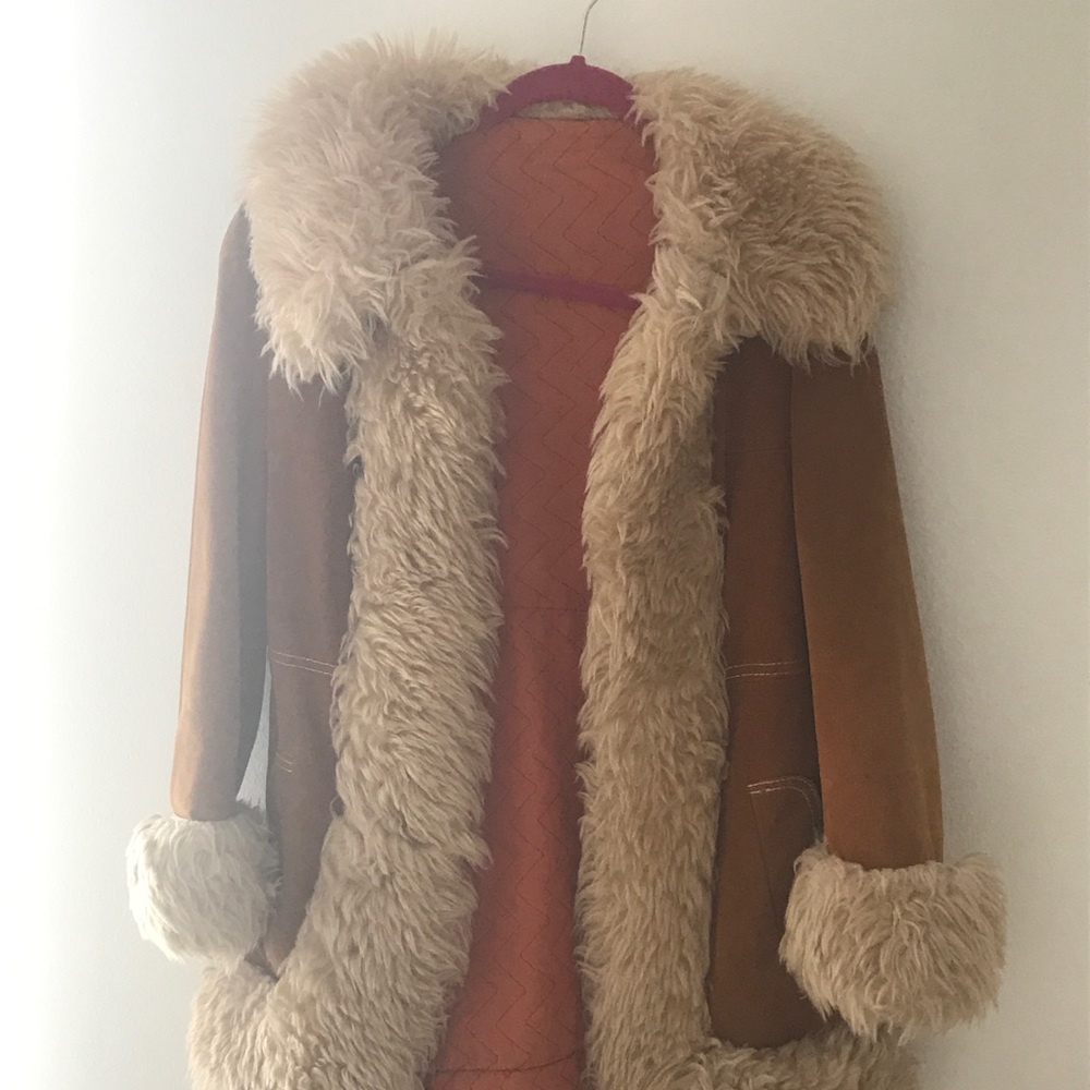 Vintage suede penny lane coat